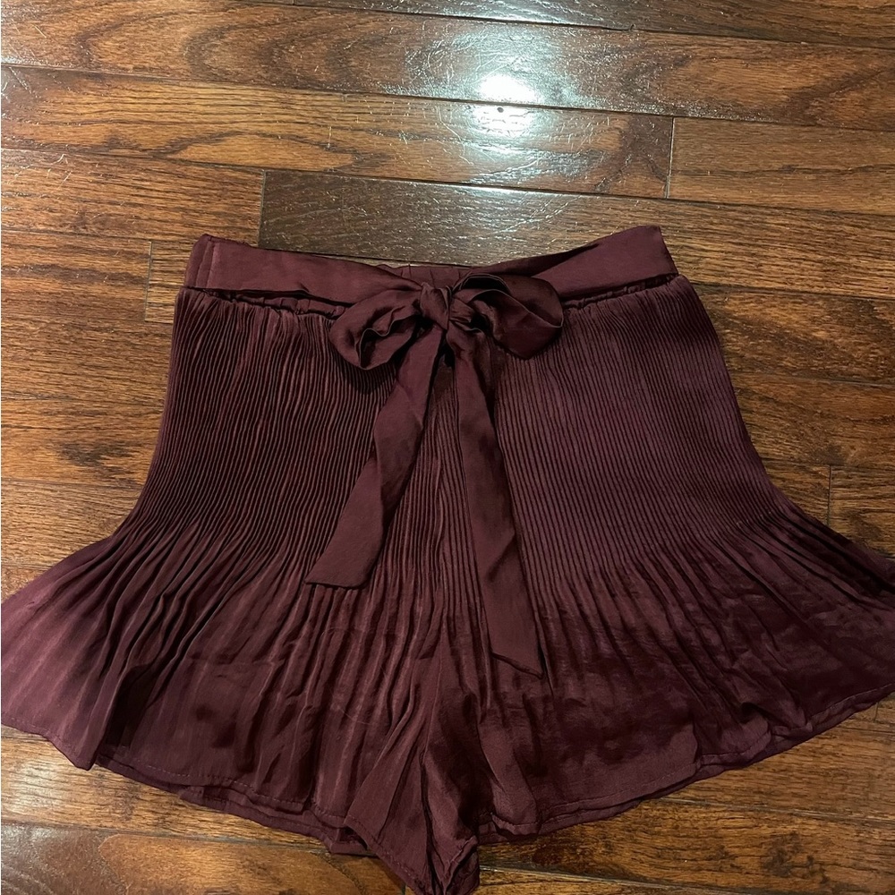 New Maroon shorts